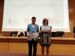 Marta Francés y Miguel Rodríguez Esteban graduados por la UBU